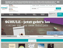 Tablet Screenshot of linnemann-buecher.de